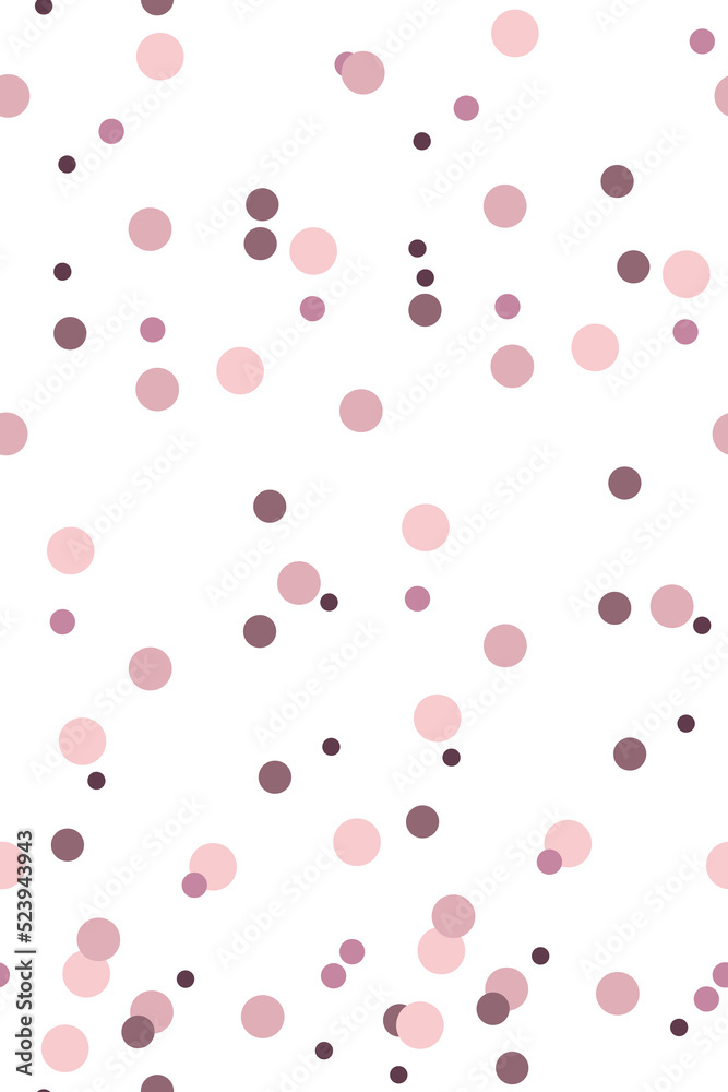 Colorful dots seamless pattern. Seamless pattern with dots. Colorful background. Transparent background. Illustration