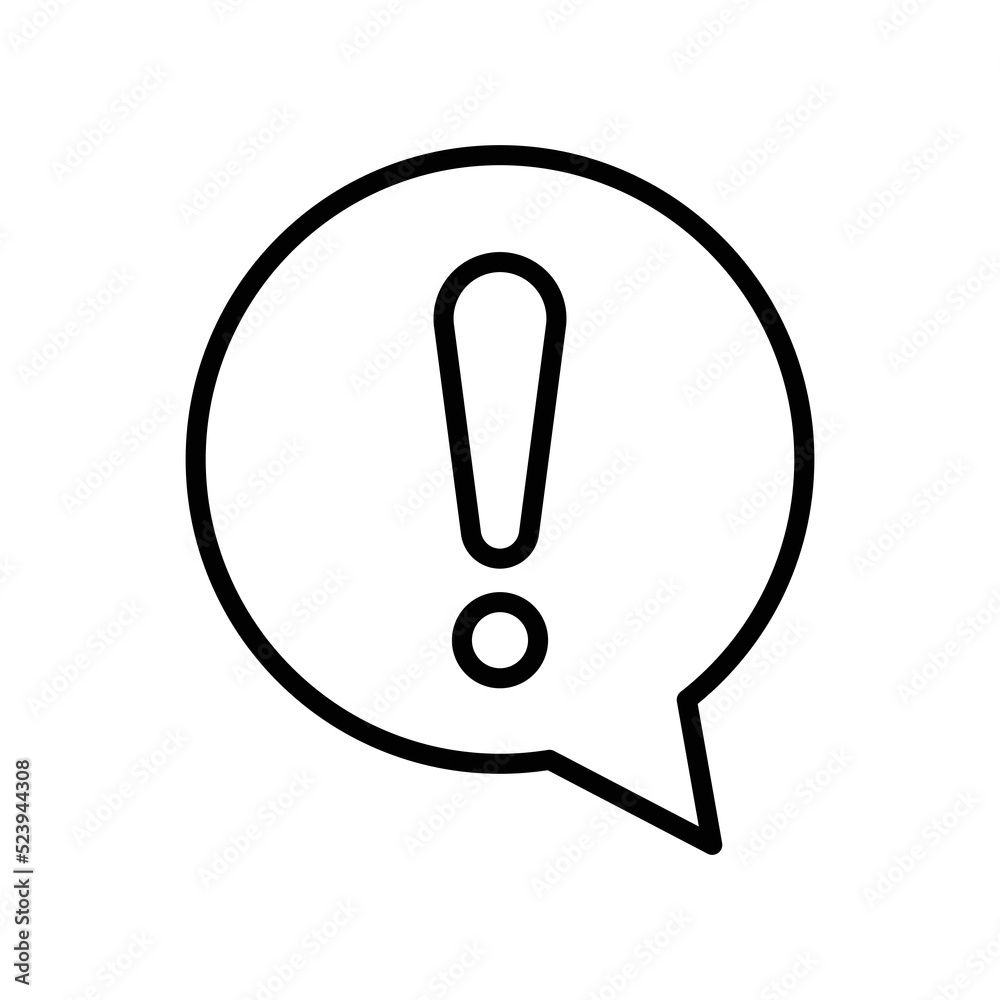 exclamation icon vector design template exclamation icon vector design template