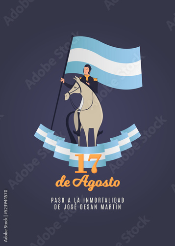 José de San Martín 17 de Agosto
