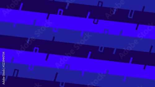 Neon Dark Blue Signal Wave with Rectangular rain Background