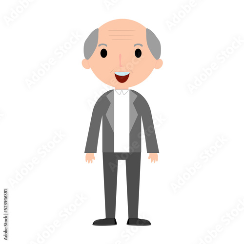 business people characters cartoon flat style png  photo