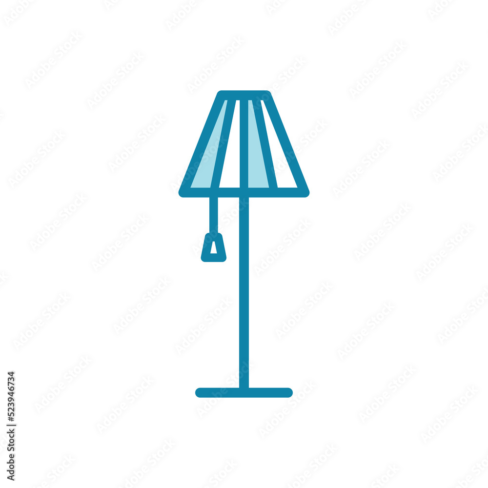 floor lamp icon vector design template simple and clean floor lamp icon vector design template simple and clean