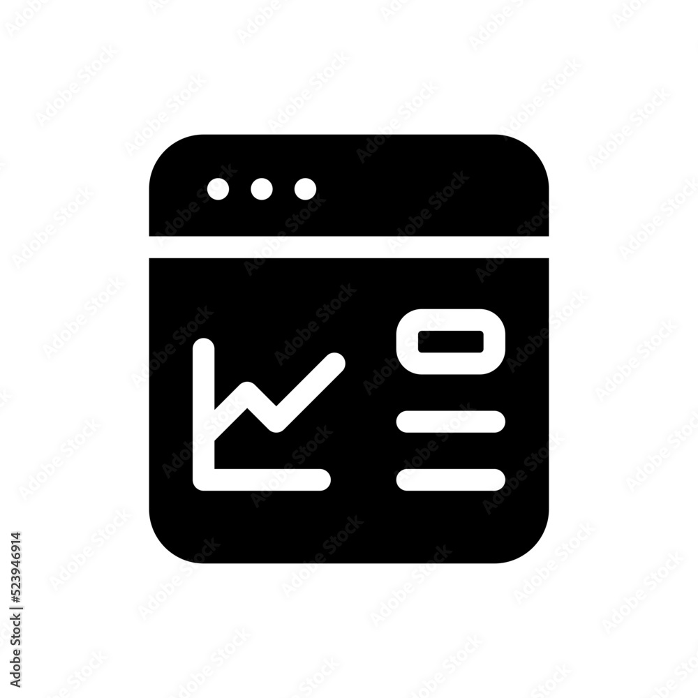 web analytics glyph icon web analytics glyph icon