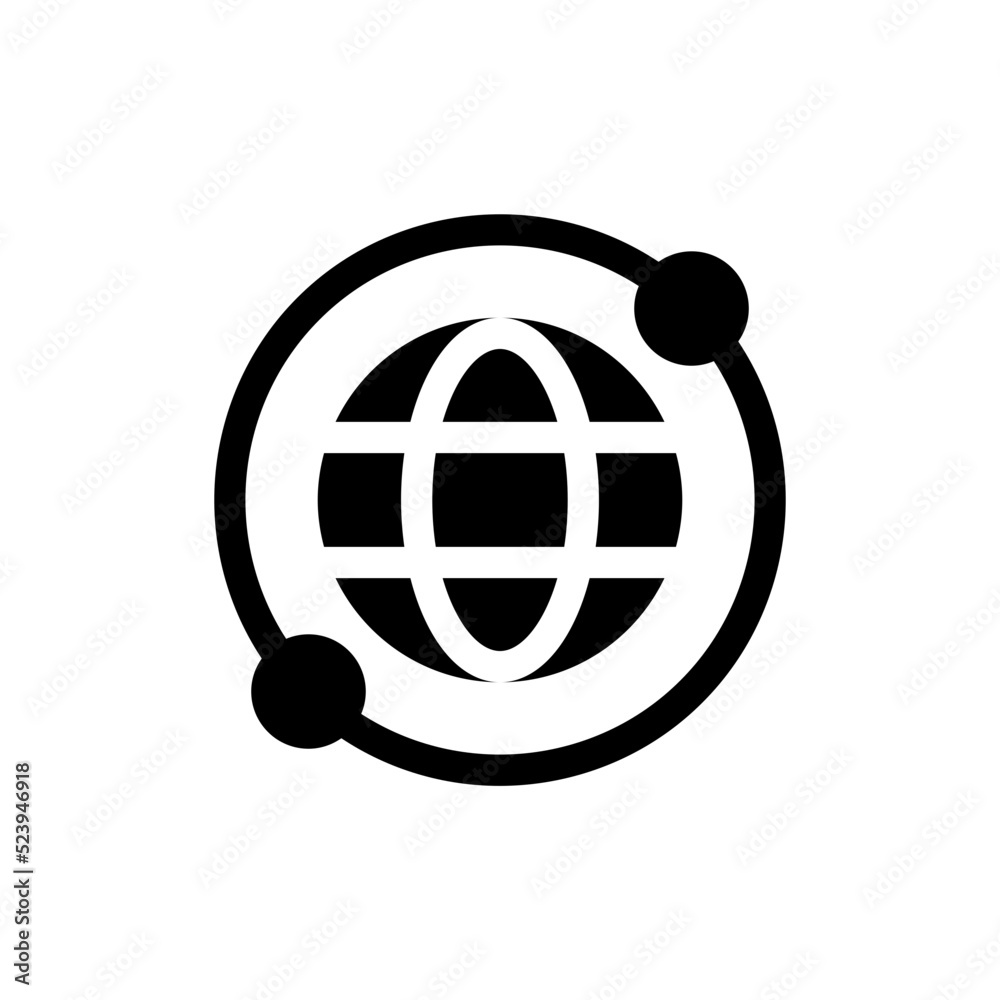 worldwide glyph icon