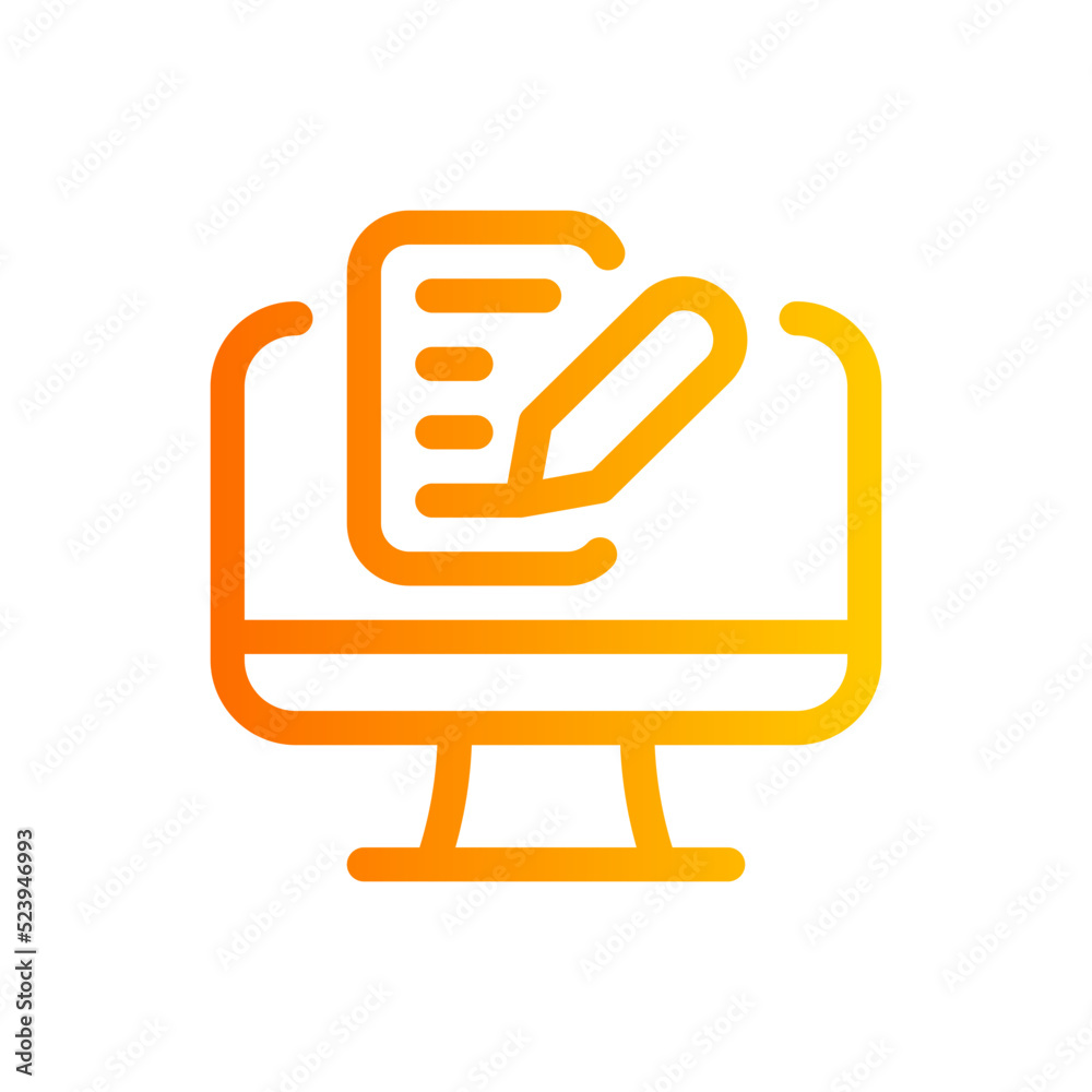 content creator gradient icon content creator gradient icon