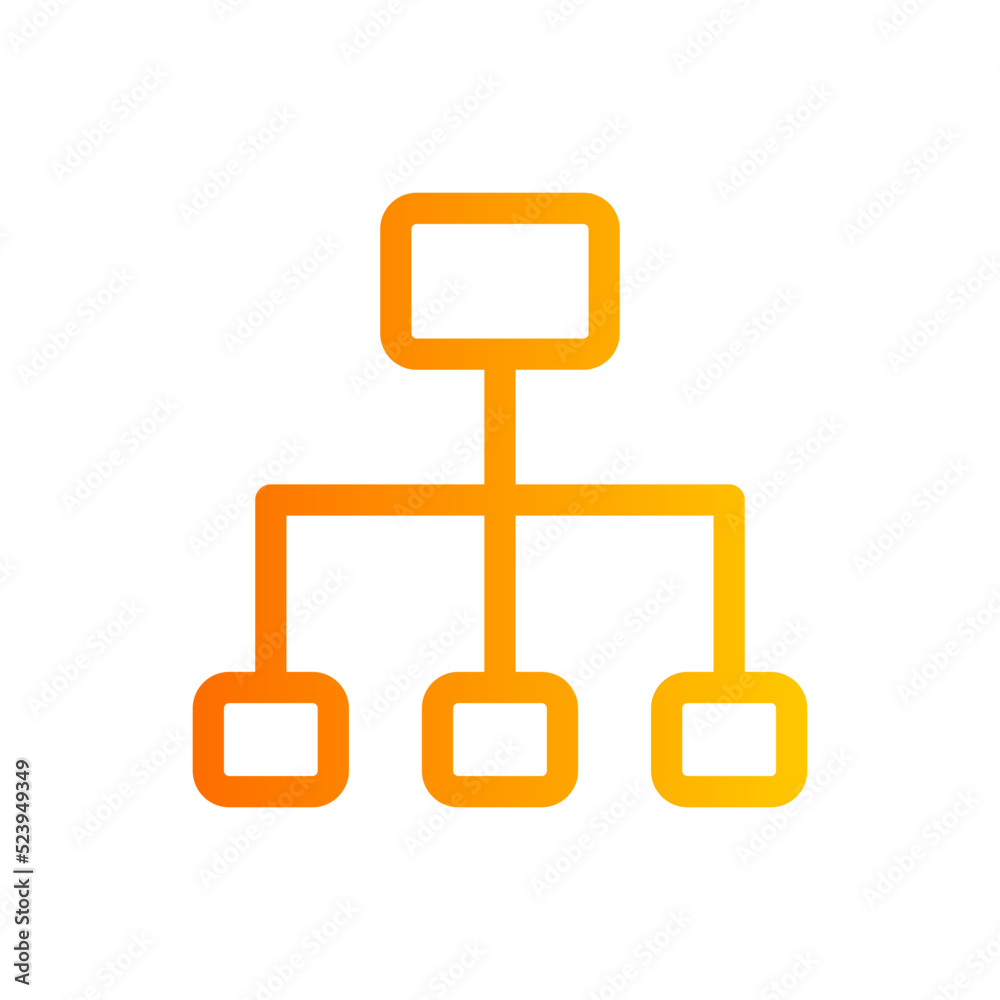 diagram gradient icon diagram gradient icon