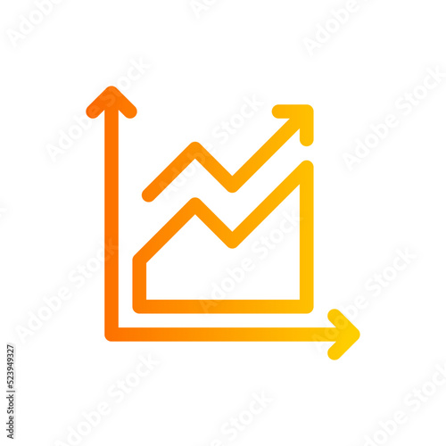 analytics gradient icon