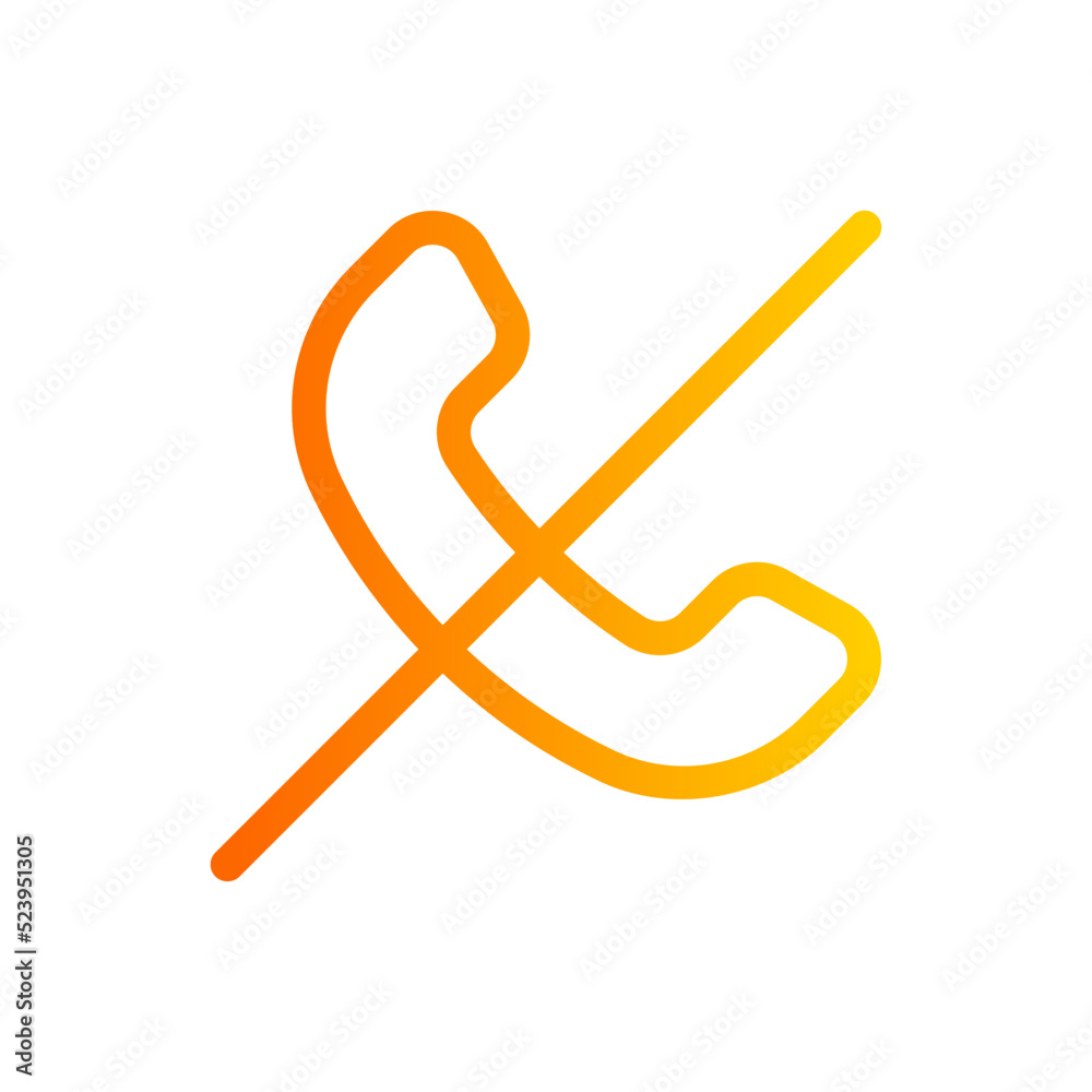 no phone gradient icon no phone gradient icon
