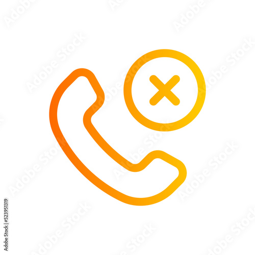rejected gradient icon