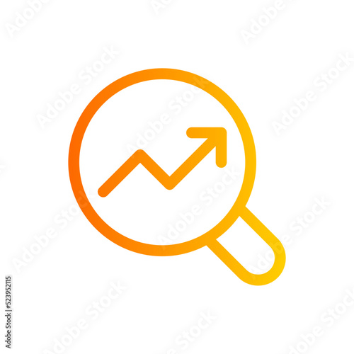 statistic gradient icon