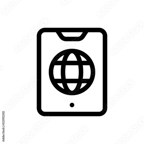 browsing line icon