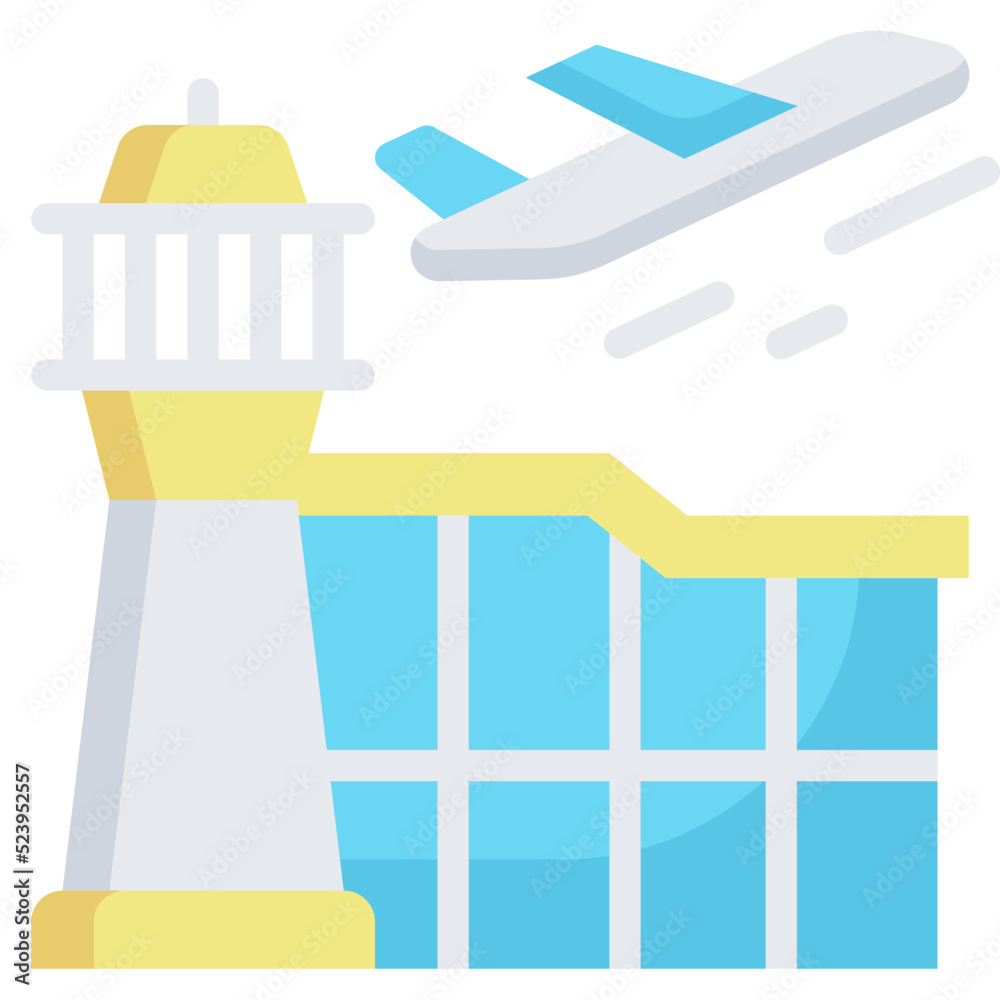 airport flat icon airport flat icon