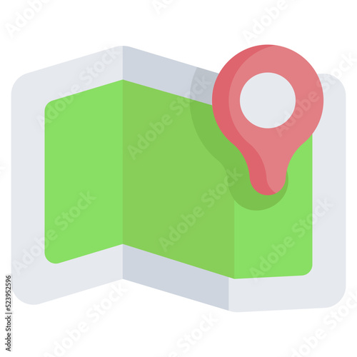 Free Download map flat icon - GFXLoad
