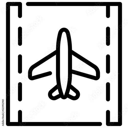 runway line icon