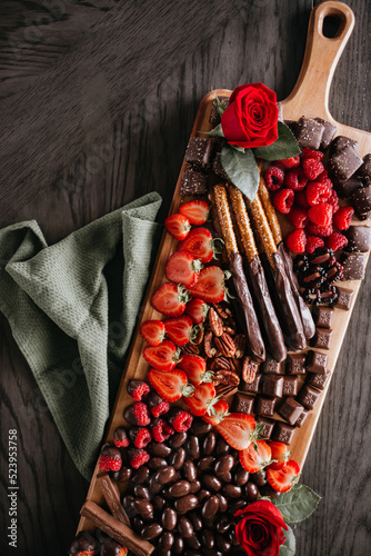 Chocolate Charcuterie Dessert Board