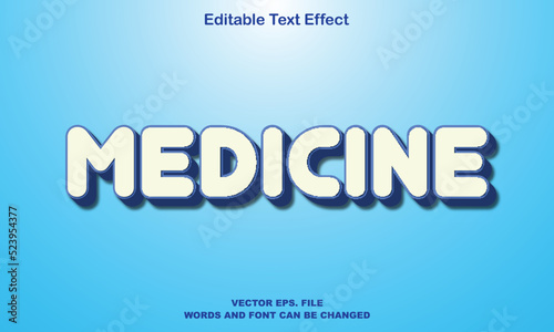 medicine text effect, pharmacy text effect, vitamin text effect