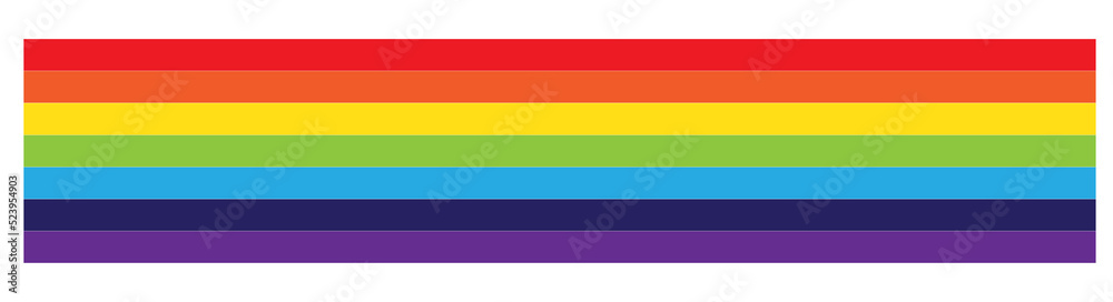Rainbow color design element Rainbow color design element