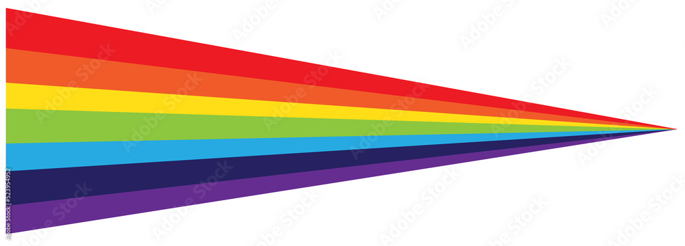 Rainbow color design element Rainbow color design element