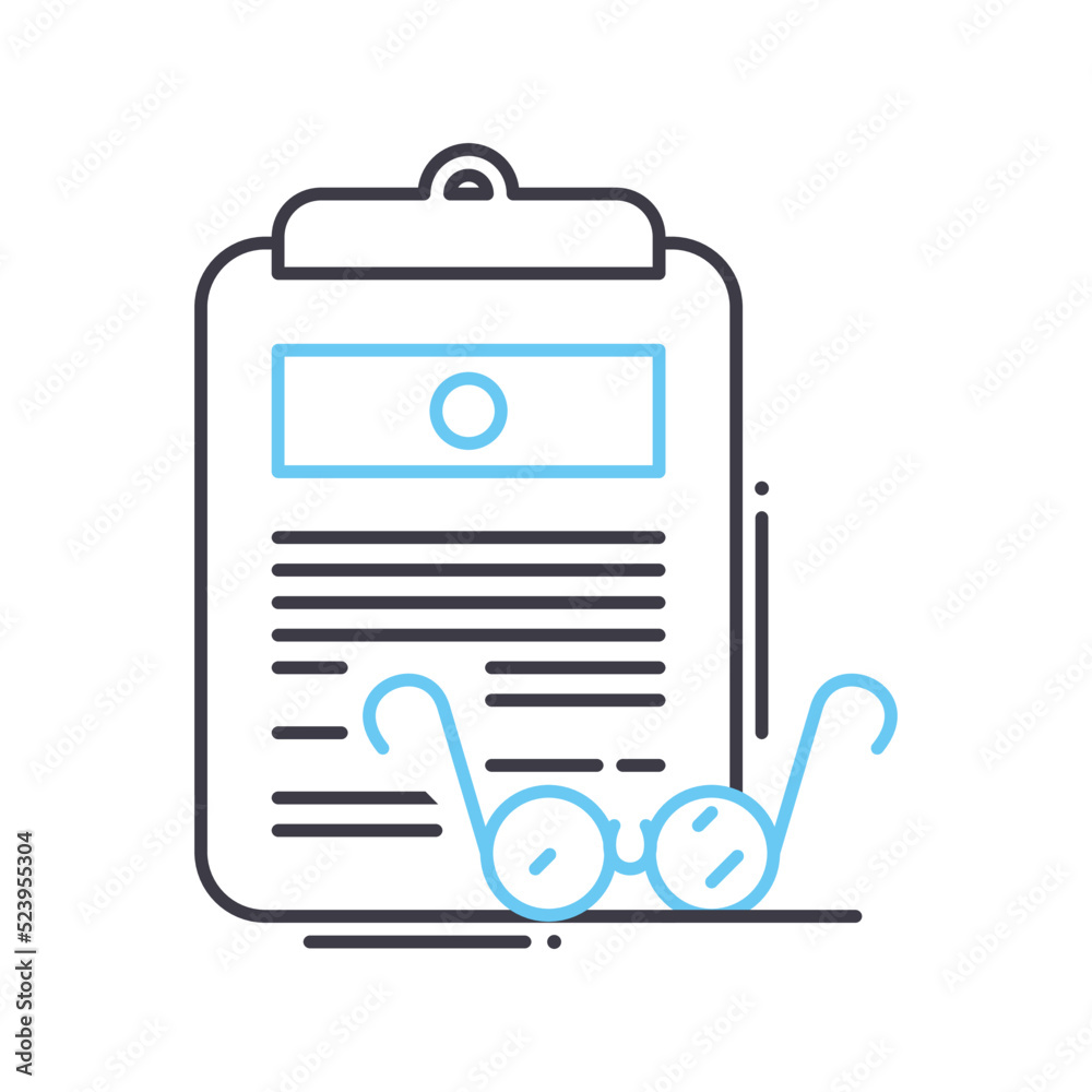 terms and conditions line icon, outline symbol, vector illustration, concept sign terms and conditions line icon, outline symbol, vector illustration, concept sign