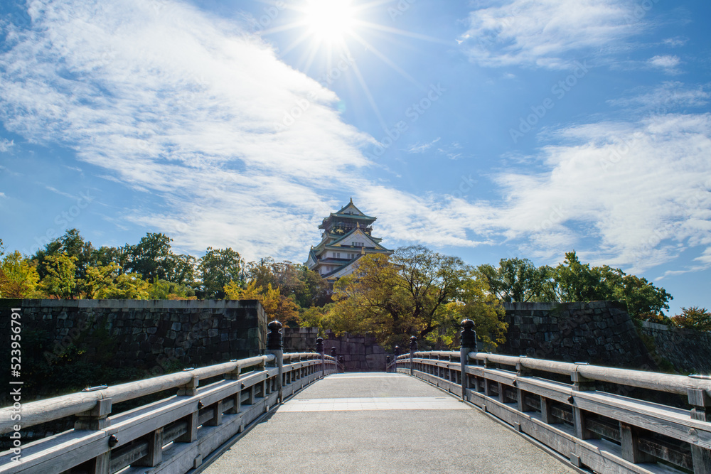 秋の大阪城公園