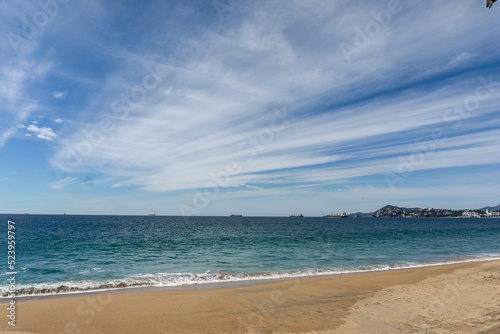 paisaje de la playa en manzanillo Colima  M  xico 