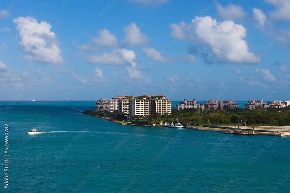 Luxury apartments in port of Miami
