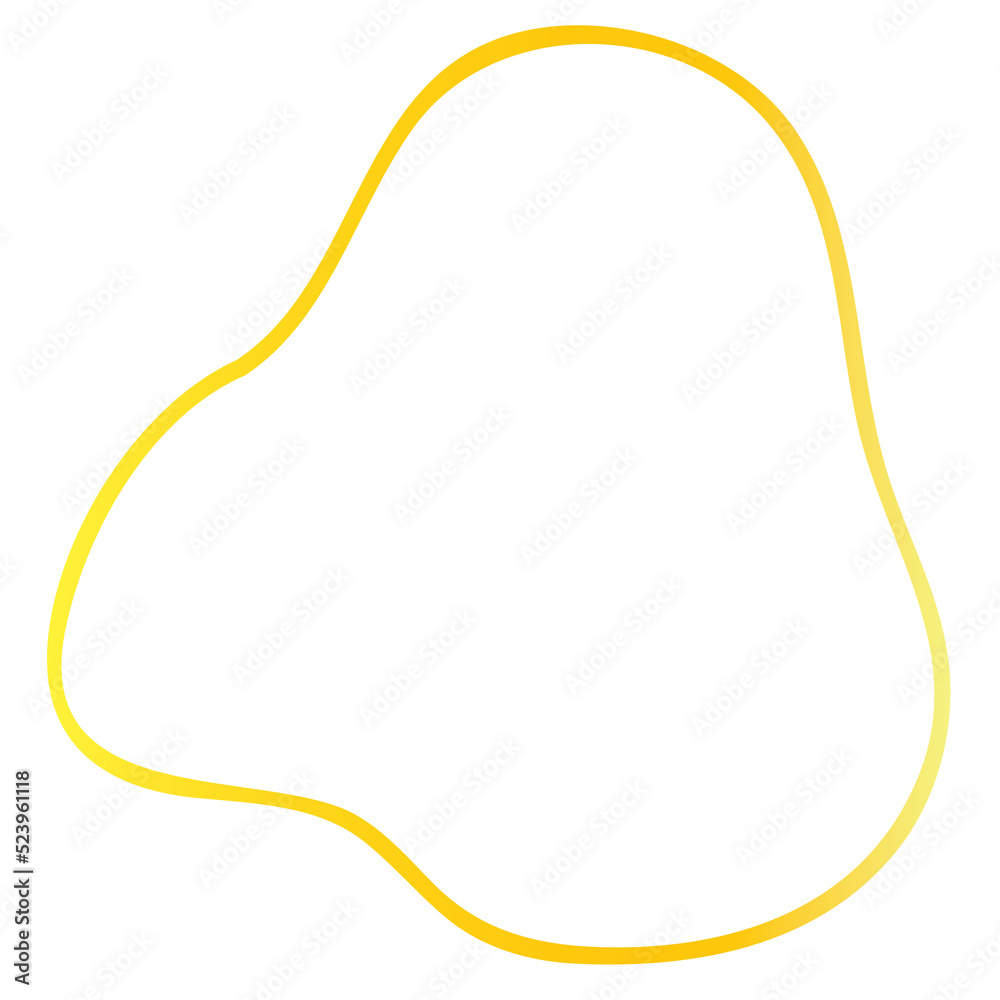 Gold Abstract Shape Gold Abstract Shape