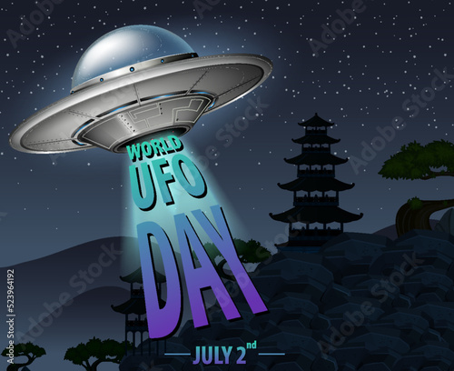 World UFO Day Poster Banner