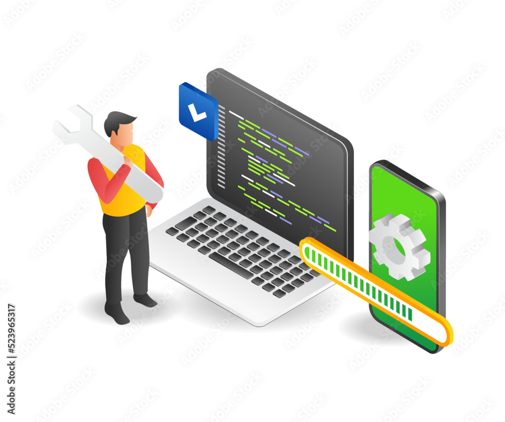 Man maintain program language to update app Man maintain program language to update app