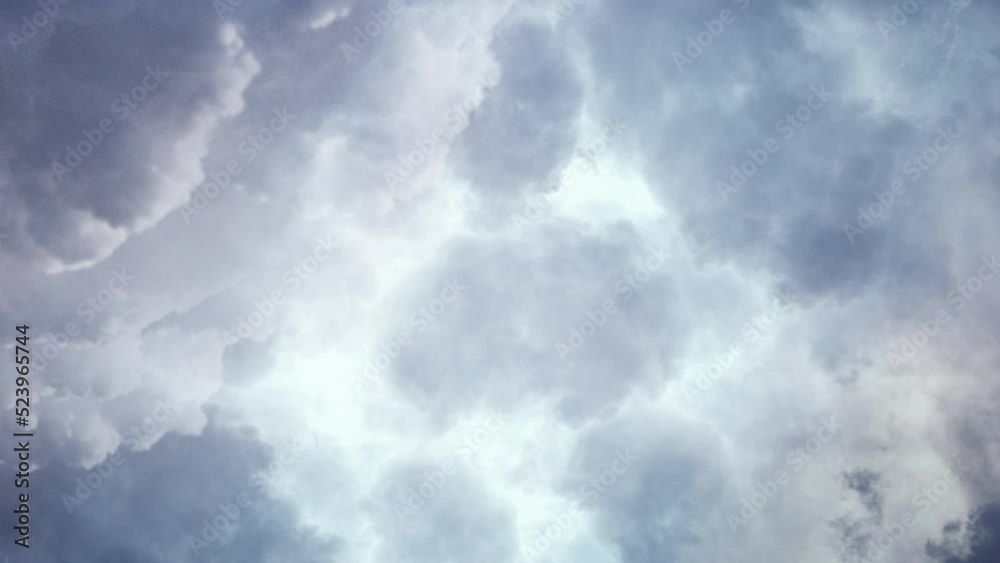 4k thunderstorm, lightning strike in the dark clouds 4k thunderstorm, lightning strike in the dark clouds