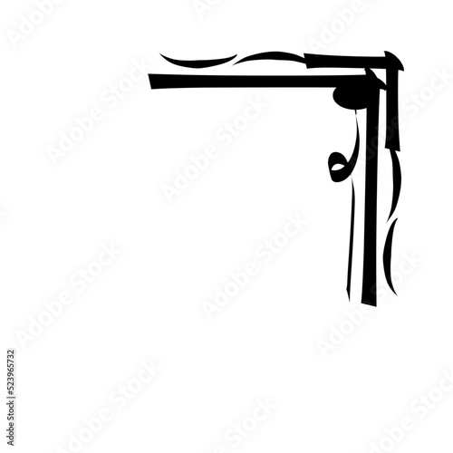 set of ornamental corners in different style