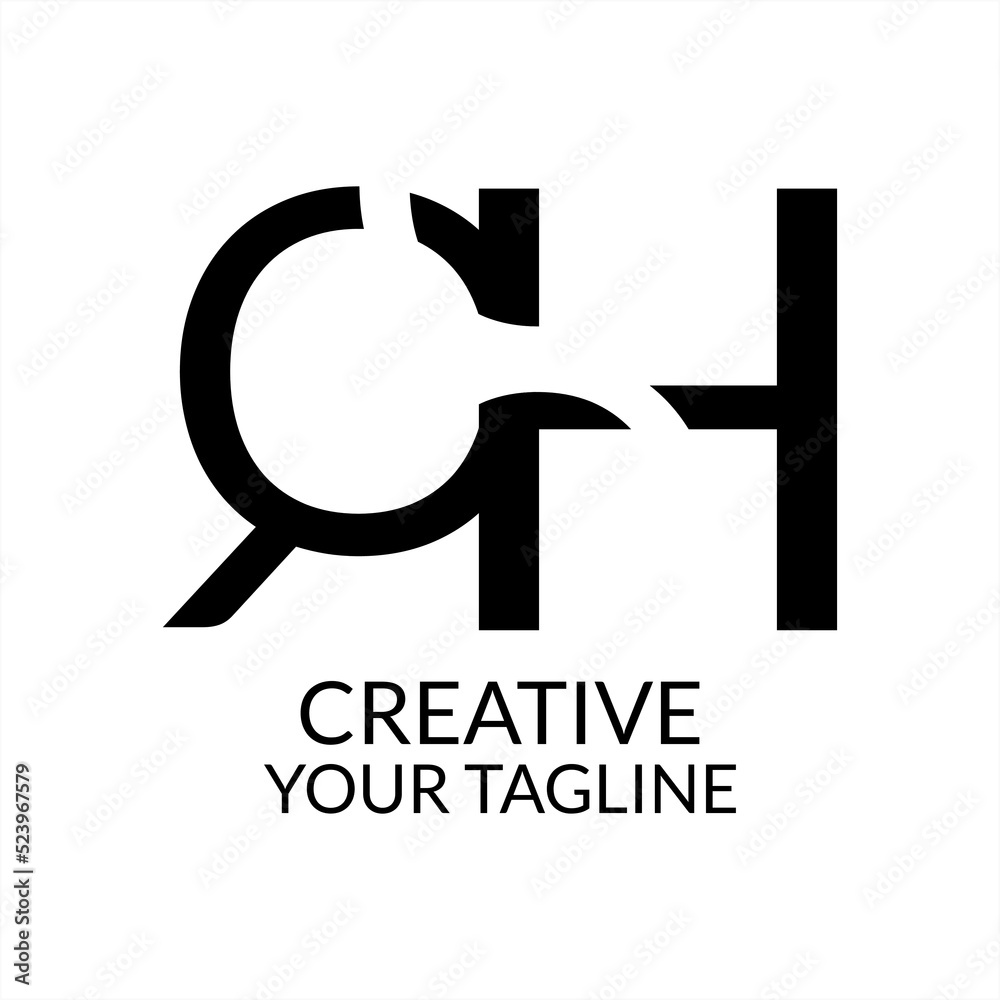 Creative Letter QH Logo design vector template. Q logo, ABC Typeface monogram. Alphabet. Type Character Logotype symbol. Creative Letter QH Logo design vector template. Q logo, ABC Typeface monogram. Alphabet. Type Character Logotype symbol.