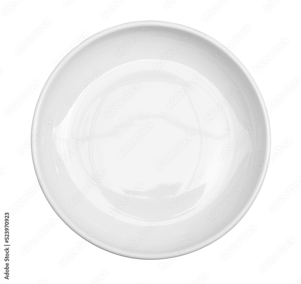 dish plate on transparent background png file - obrazy, fototapety, plakaty 