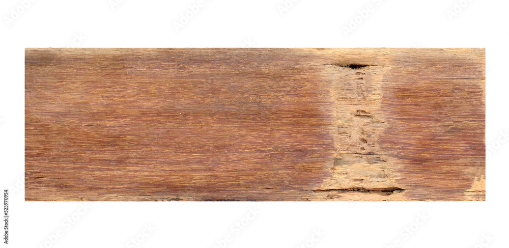 antique wood plank texture background on transparent png file