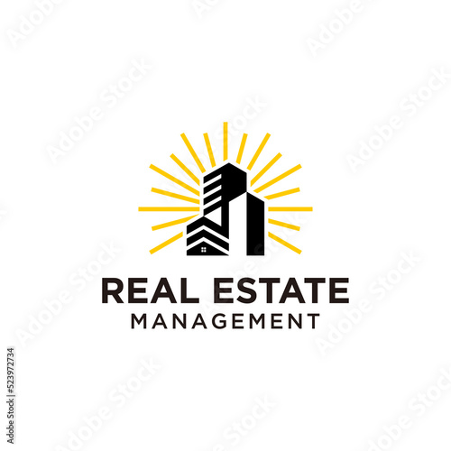 Building Logo Constructions Abstract Vector Business