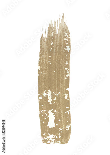 Brush stroke isolated on transparent background png file