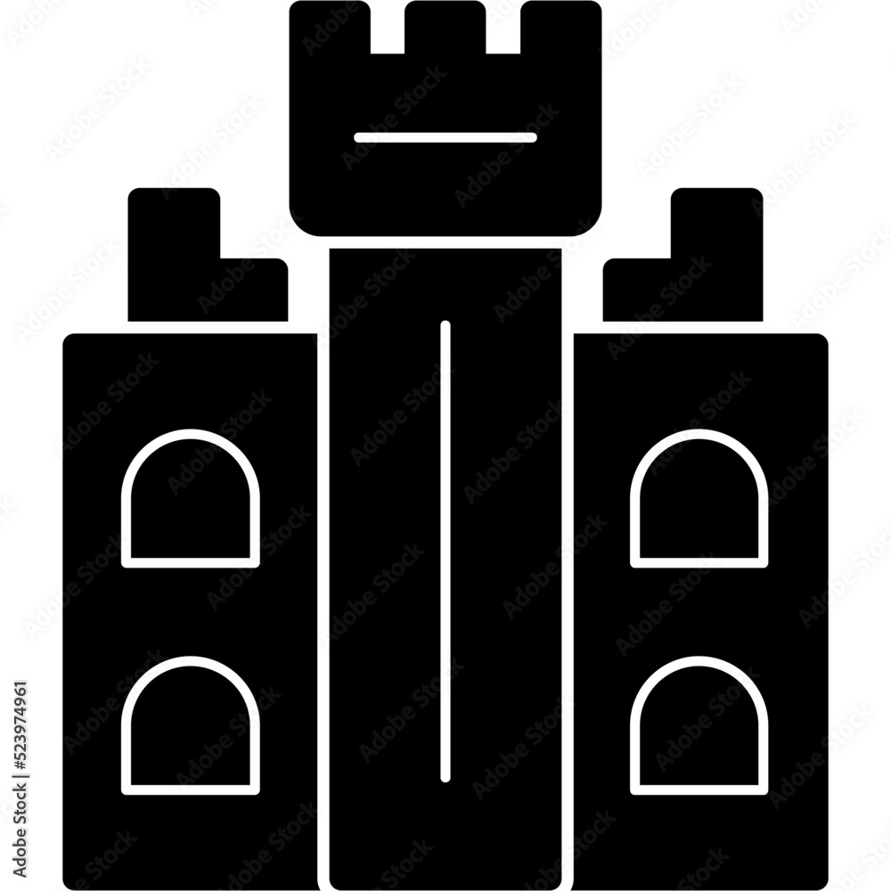 Castle Tower Icon Castle Tower Icon