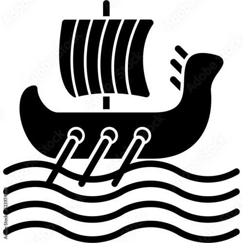 Viking Ship Icon