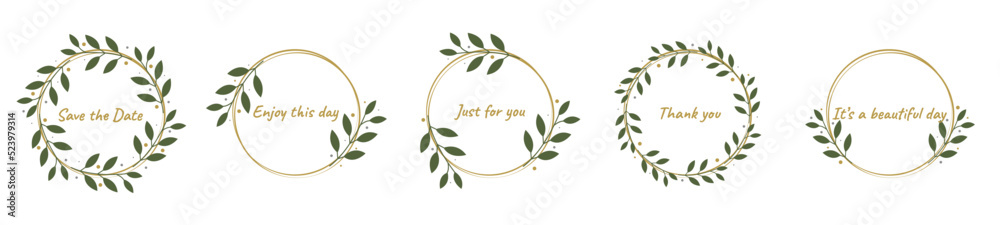 Wreath of flowers. Element for design postcard, banner, invitation. Wreath of flowers. Element for design postcard, banner, invitation.