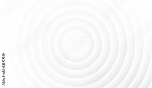 Abstract geometric background, circles shape. White and gray background. Vector illustration