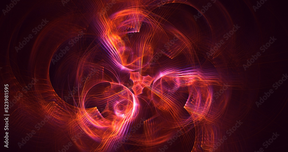 3D rendering abstract multicolor fractal light background 3D rendering abstract multicolor fractal light background