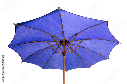 blue umbrella isolation