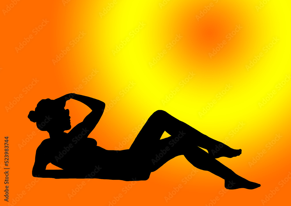 femme allongée vacances plage nature repos détente relax soleil femme allongée vacances plage nature repos détente relax soleil