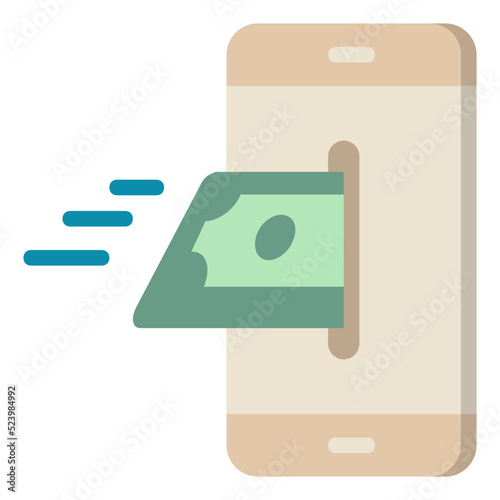 Online Banking flat icon.