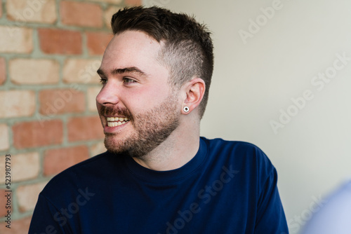 portrait, gay man in his 30s photo