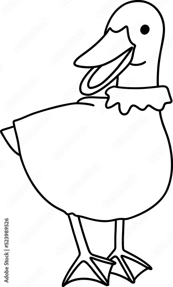 Obraz premium circus duck, circus animals concept