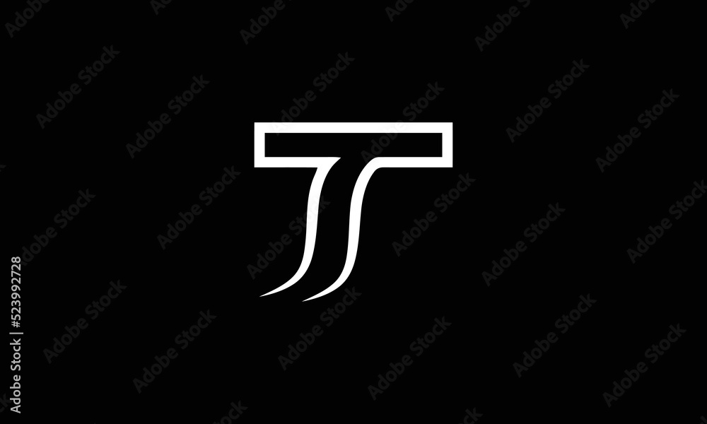  ST ,TS letters abstract logo monogram 