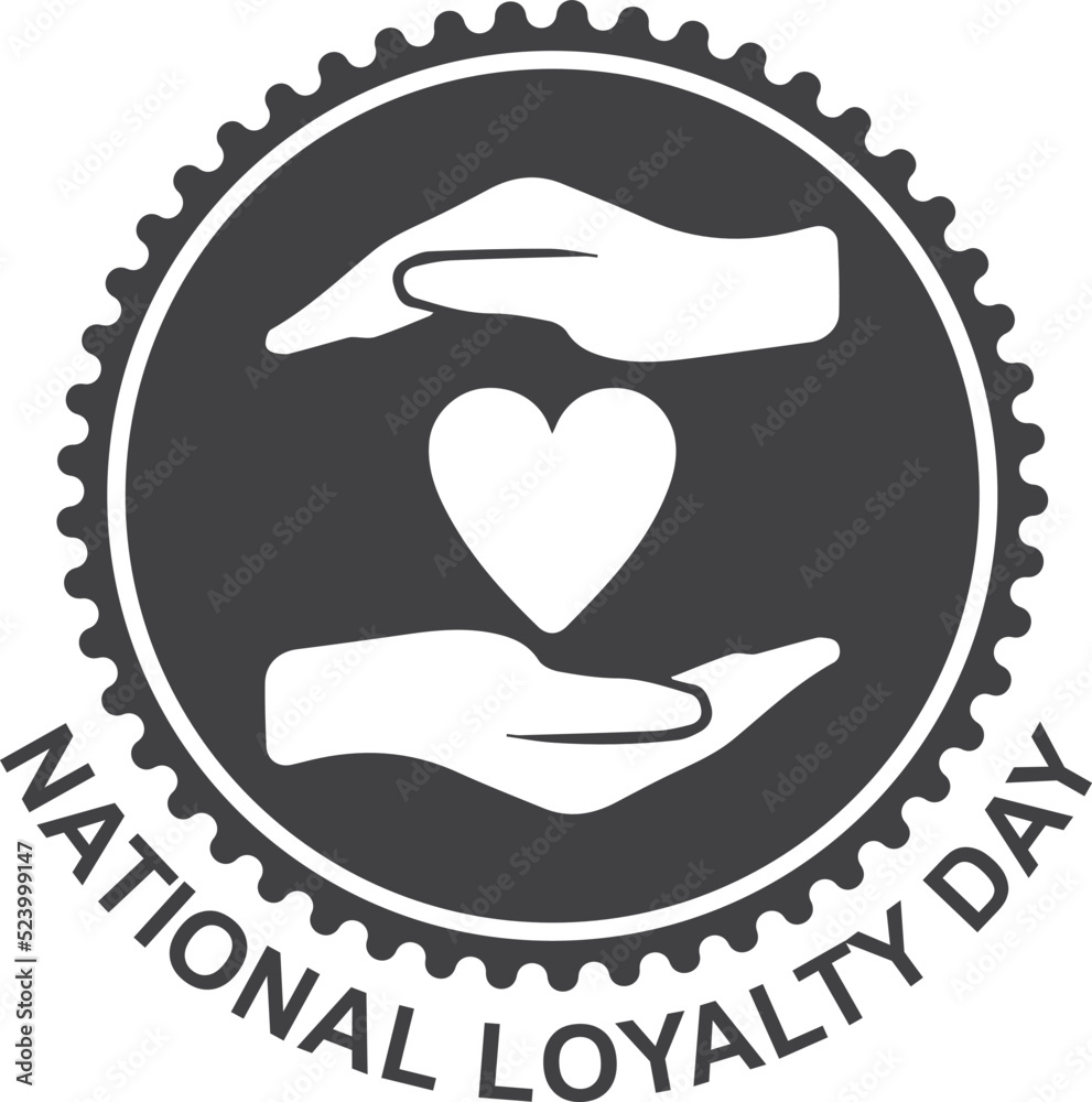 National loyalty icon, loyalty symbol vector National loyalty icon, loyalty symbol vector