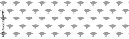 扇紋シームレスパターンの背景グラフィック素材 photo