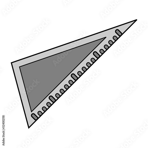 triangle ruler filled vector